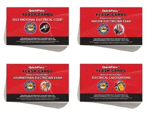 National Electrical Code (NEC) 2023 4 QuickPass Flash-Card COMBO
