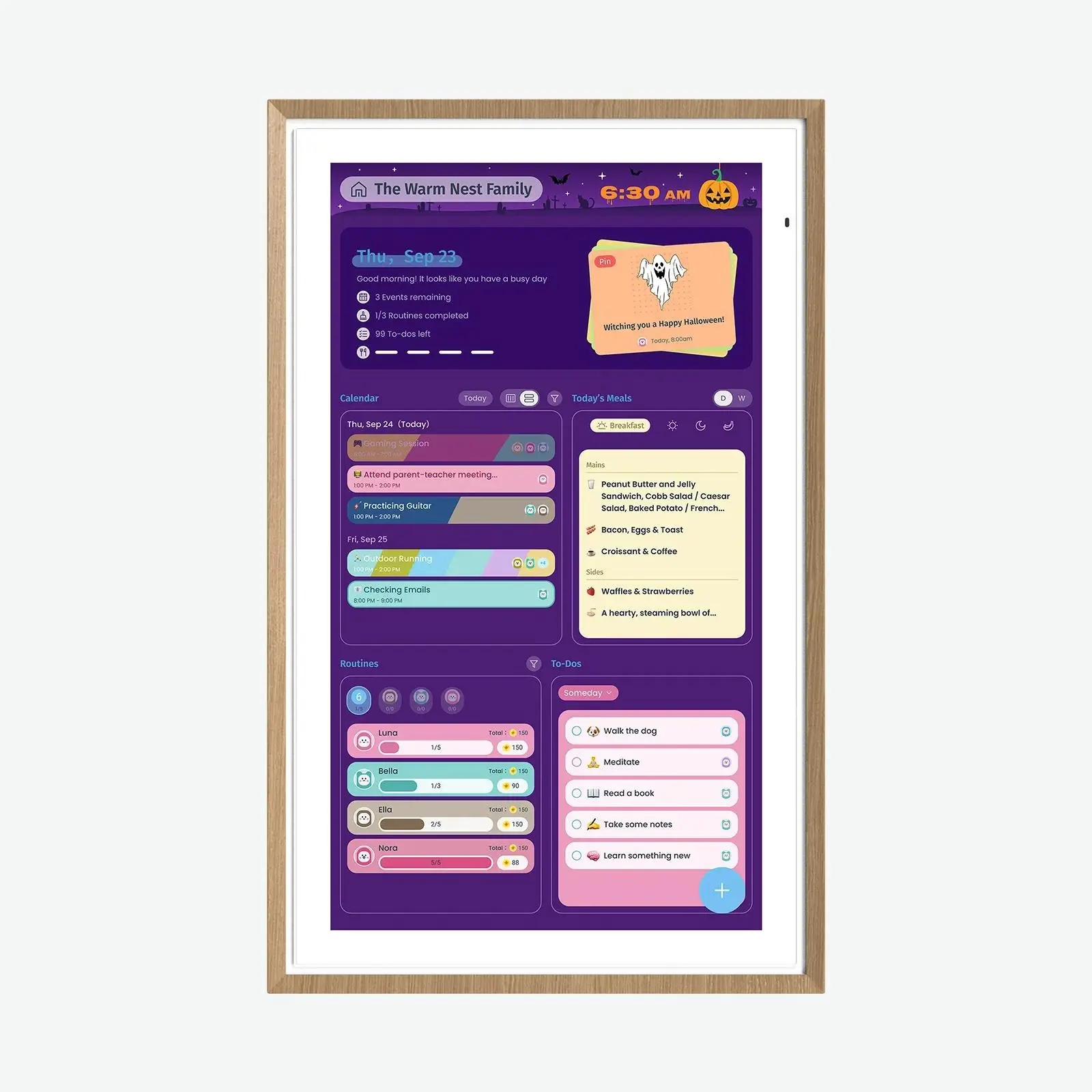 ApoloSign 2026 Dual-Mode Smart Digital Family Wall Calendar, No-Subscription, 15.6"/21.5" Digital Display Weekly Planner for Parents, Voice Control, Gemini AI, Tasks Organizer, Chore Rewards, Customizable Widget Dashboard