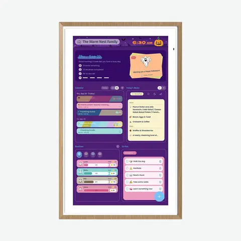 ApoloSign 2026 Dual-Mode Smart Digital Family Wall Calendar, No-Subscription, 15.6"/21.5" Digital Display Weekly Planner for Parents, Voice Control, Gemini AI, Tasks Organizer, Chore Rewards, Customizable Widget Dashboard