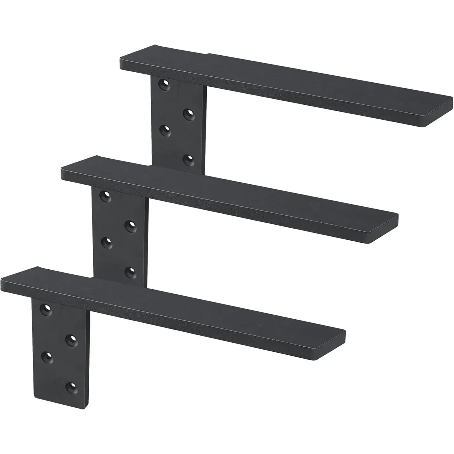 Free  Side Wall Floating Shelf Bracket 3 Pack 16 Inch Heavy Duty Countertop Support Bracket for Breakfast Bars Cabinet Granite Countertops with No  Wall or Pony Wall