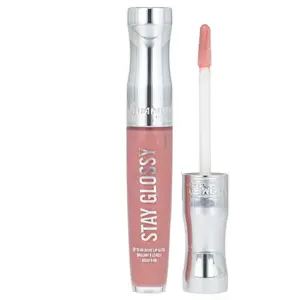 Rimmel London Stay Glossy Lip Gloss, 130 Blushing Belgraves, 0.18 fl oz (5.5 ml)