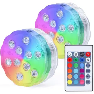 Submersible Lights with Remote - Waterproof Color-Changing for Pool, Hot Tub, Aquarium & Bath