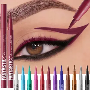 Multicolor Eyeliner Pens Easy To Wear Quick Drying Non-Smudging Liquid Waterproof Eye liner Pens Makeup Tools