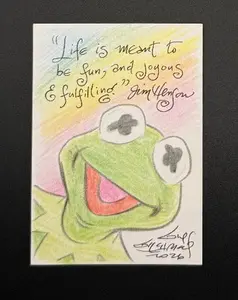 “Life is Meant to Be” Sketch Trading Card - Created by Guy Gilchrist