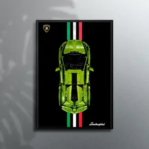 Lamborghiniiii Sián Racing Poster