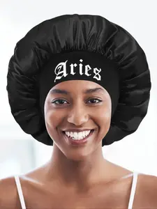 Constellation Print Satin Sleep Bonnet, Soft Comfortable Sleeping Bonnet, Make Up Washing Face Daily Use Bonnet, Bonnets for Sleeping, Fashion Accessories for Women