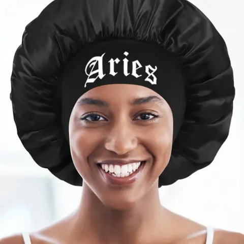 Constellation Print Satin Sleep Bonnet, Soft Comfortable Sleeping Bonnet, Make Up Washing Face Daily Use Bonnet, Bonnets for Sleeping, Hair Cap for Sleep, Fashion Accessories for Women