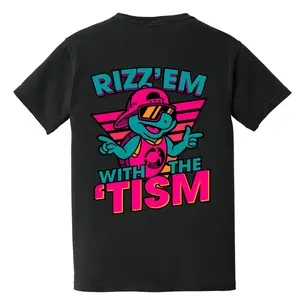 Rizz'em with the 'Tism | Black Shades | T-shirt