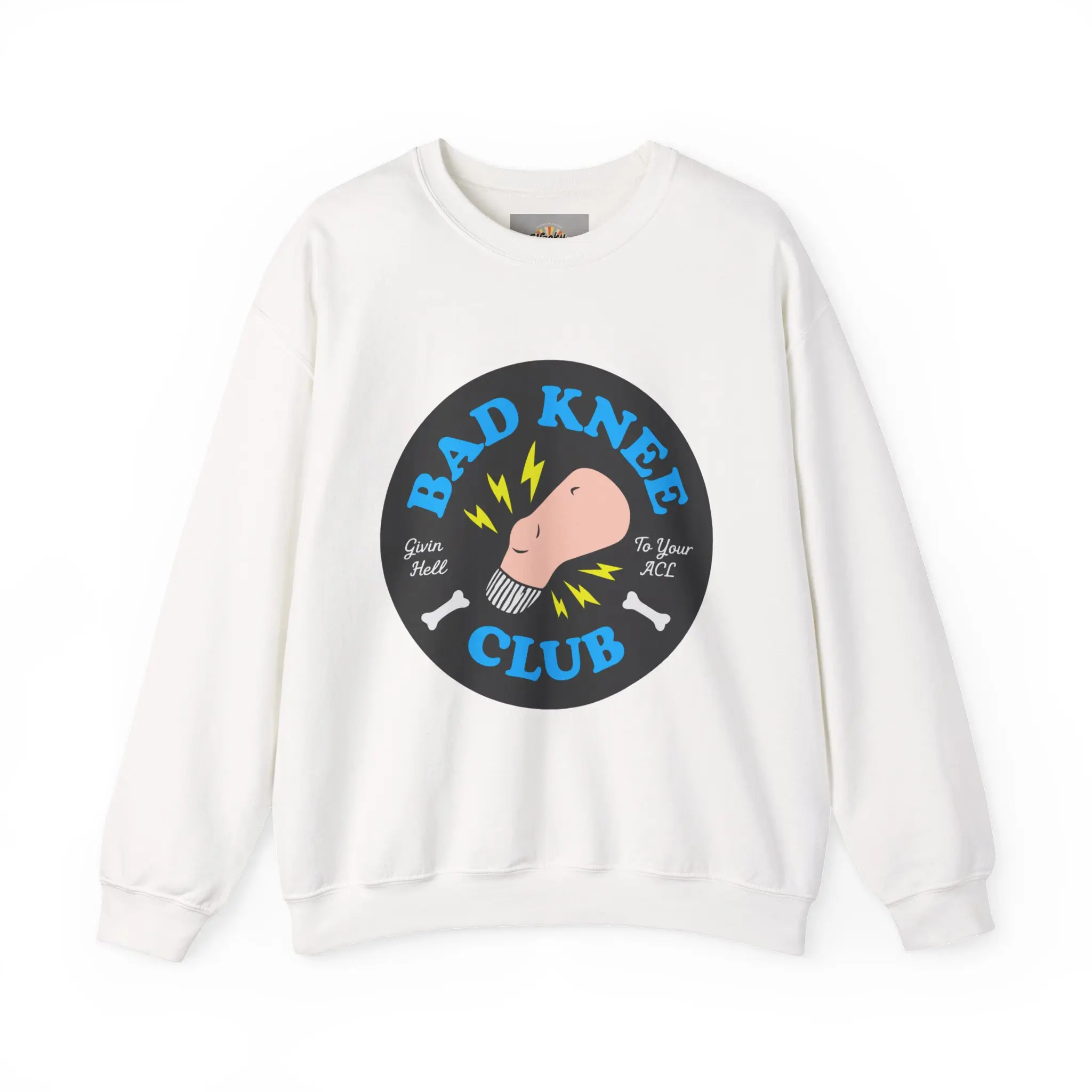 Bad Knee Club sweatshirt | Funny knee pain graphic crewneck