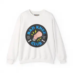 Bad Knee Club sweatshirt | Funny knee pain graphic crewneck