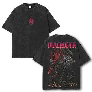 Limited Edition Elden Ring Game Anime Double Printed Lightweight Tee, Gift For game lover MALIKETH Menswear Top Cotton Shirt Y