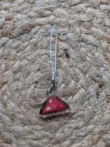 Cookie Run Kingdom Burning Spice Beast Jam Acrylic Phone Charm | Glitter Epoxy Front | 1" x 1"