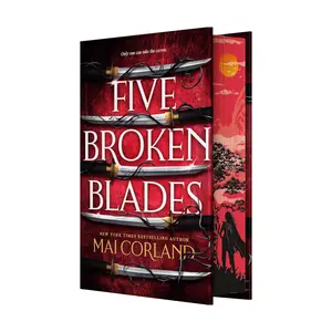 SIGNED - Deluxe Limited Edition Hardcover Five Broken Blades by Mai Corland AUTOGRAPHED BY AUTHOR!
