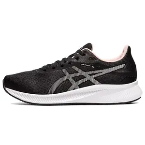 Asics Patriot 13 Women's Low-Cut Running Shoes with Mesh and Comfort Features in Black-Gray-Pink Trending Shoes, House White Official Shoes to Get / Maison Mihara