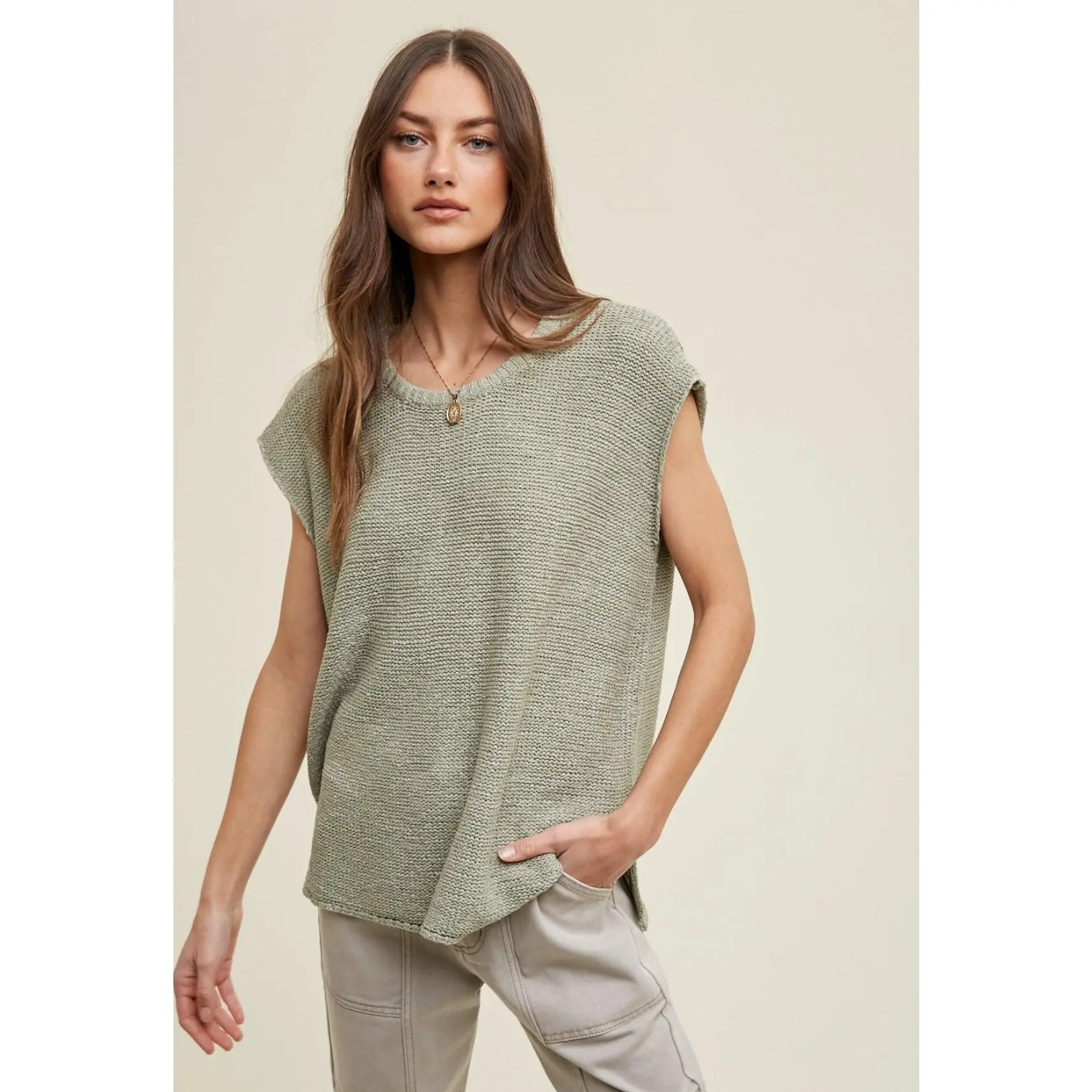 Sage Knit Sweater