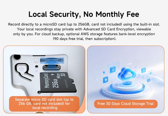 【2026 Big SALES】CINMOORE Outdoor/Indoor Magnetic wireless Camera 2.5K free install Smart Garage 2.4G WI-FI Security Camera – HD Video, Night Vision, Motion Detection, Magnetic, Wi-Fi, Two-Way Audio, Smartphone Control Lens