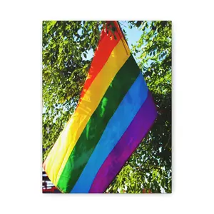 Canvas Art Print - Pride Love Knows No Bounds Allegiance