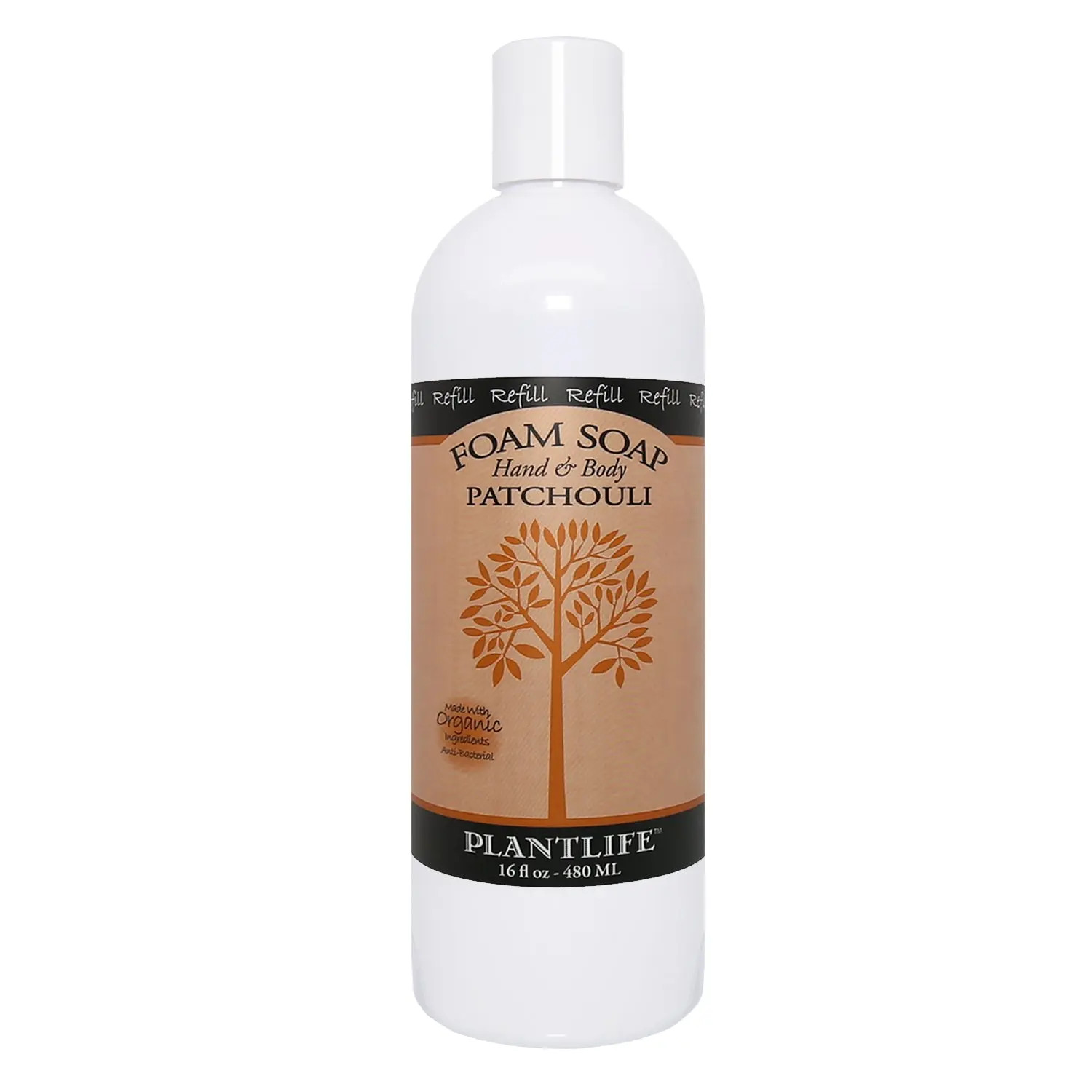 Plantlife Patchouli Foam Soap Refill – Earthy & Grounding Aromatic Cleanser (Refill)