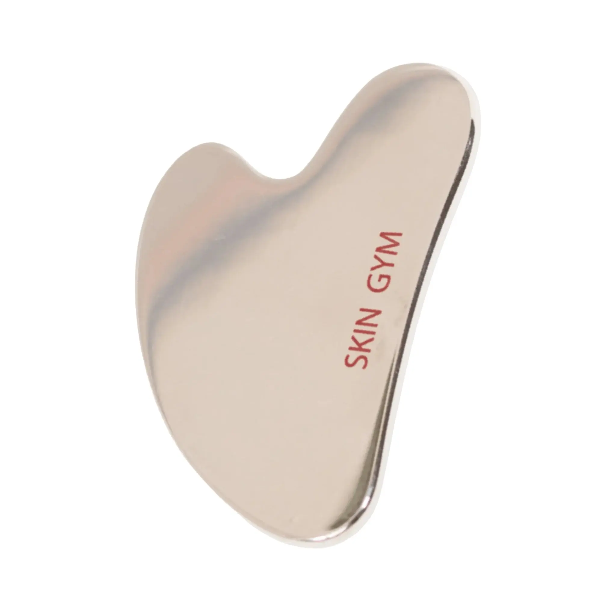 Skin Gym Cryo Stainless Steel Sculpty Heart Gua Sha Tool for Cooling Contouring & Soothing Facial Massage with Hypoallergenic Design for Radiance & Smooth Skin