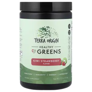 Terra Origin Healthy Greens, Kiwi Strawberry, 11.13 oz (315.6 g)