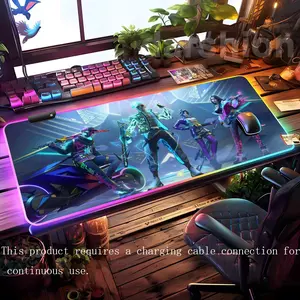 F-Free Fire Mouse Pad Mousepad HD Printing Computer Gamers Locking Edge Non-slip RGB Mouse Pad XXL90x40cm Keyboard PC Desk Pad