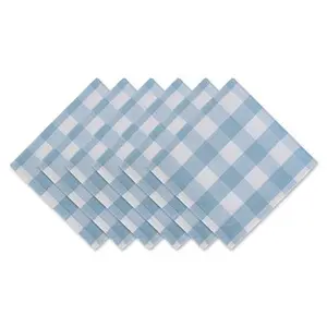 Design Imports 6-pack Buffalo Check Napkins