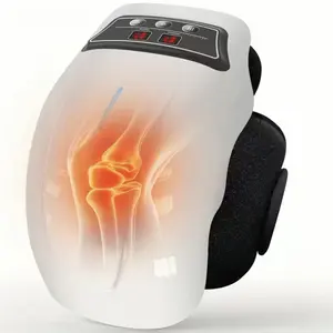 Knee Massager, Cordless 3-in-1 Knee Massage for Pain Relief with 9 Heating Levels & 3  Vibration Modes, Smart Knee Massage with Heat, Gentle Light for Joints, Christmas Gifts for Dad Mom Men Him