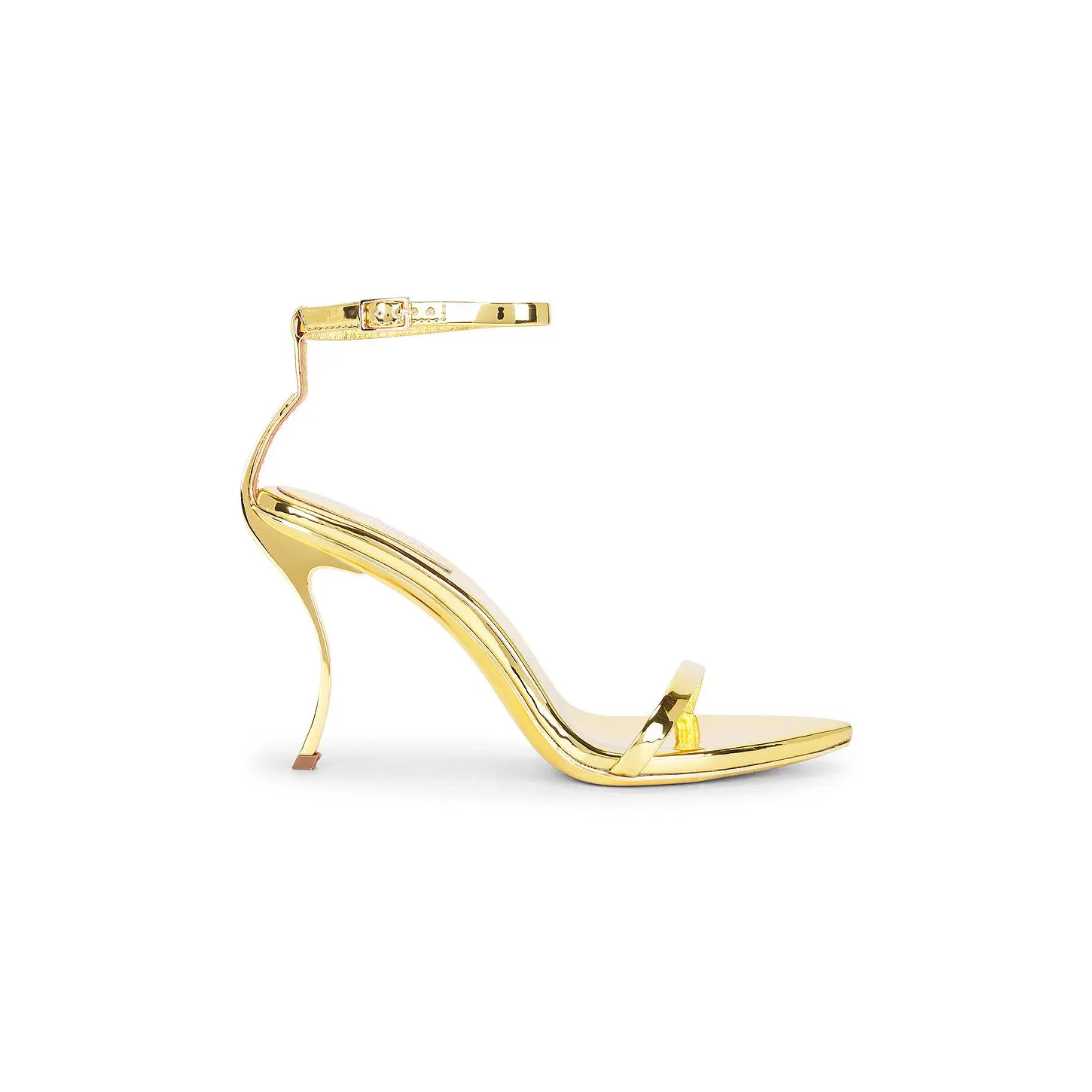 Jeffrey Campbell Obsession Sandal in Gold Patent