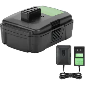 12V 3Ah  and Charger Compatible with RYOBI CB120L CB121L BPL-1220 130503001 130503005,BS12CA BID-1201 CAH120LK CD100 BID-1201 for RYOBI 12V