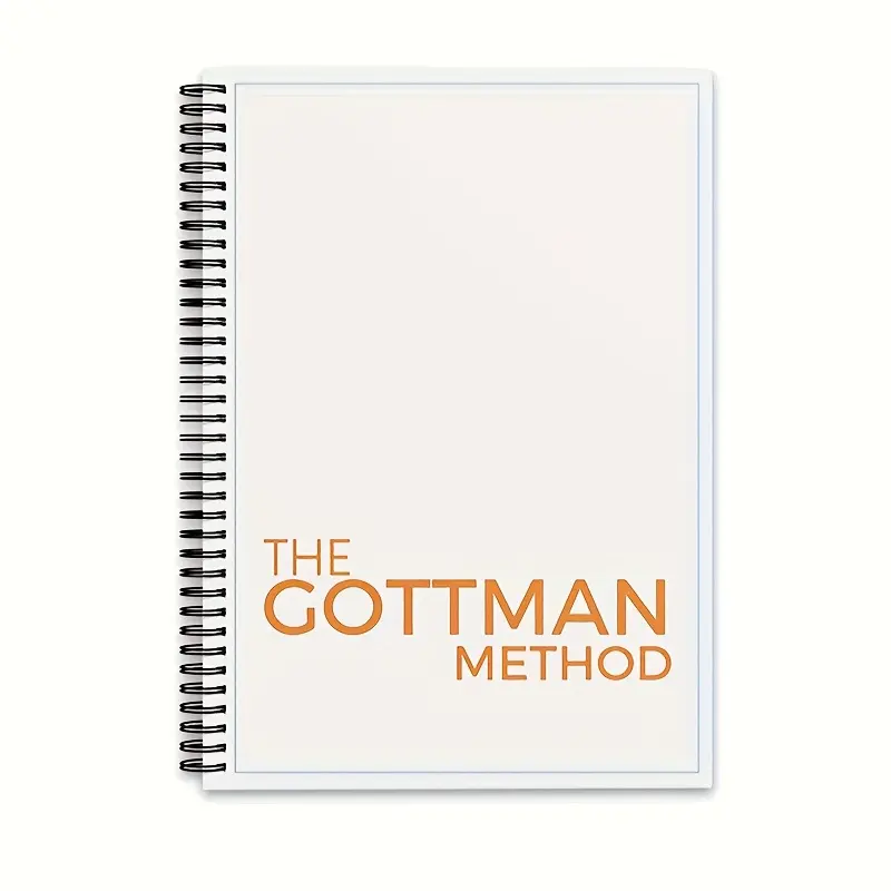 Gottman Method Worksheets Workbook Growth Journal for Couples Relaxation & Relationship Growth, Includes Family Dynamics, Therapist & Counselor Use, Paper Material, Therapy