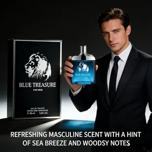 Lion Perfume for Men: A Captivating And Sophisticated Fragrance That Lasts, Perfect for Romantic Evenings. Portable Size of 3.38 Fl Oz