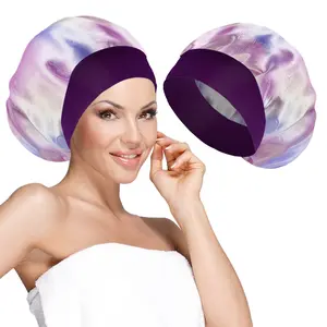 Seeboo Unisex Silky Satin Sleep Bonnet Cap - Soft, Breathable, and Skin-Friendly Headwear for Hair Protection
