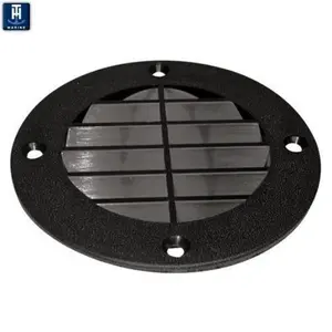 T-H Marine Supplies  4 in. Louvered Vent Cover, Black