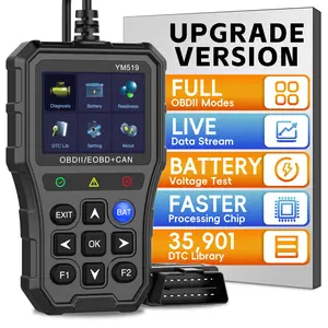 Profession OBD2 Scanner Diagnostic Tool, Vehicle Diagnostic Tool, Check Engine Code Reader OBD2 Scanner with Reset, Mode 6, Mode 8 & I/M Readiness, Auto Check Engine Light Car Diagnostic Scan Tool for All OBDII Car Since 1996