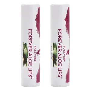 2 stick of Forever Aloe Lips - Skincare for Comfort and Hydrating