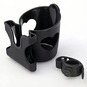 1pc Heart-Shaped Stroller Bottle Holder - Universal Stroller Accessory with Phone Holder and Drink Holder for Easy Hydration on-the-go