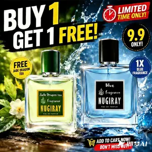 NUGIRAY Long Lasting Perfume (Men & Women) - Buy 1 Get 1 FREE!  Limited Time $9.9 Deal | Fresh & Sexy Fragrance