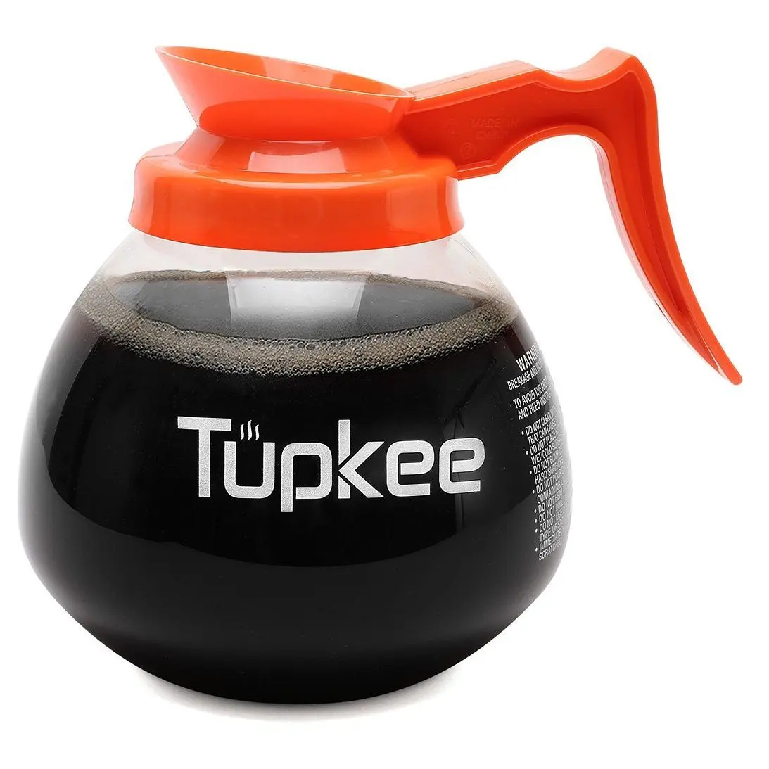 Commercial Coffee Pot Replacement - SHATTER-RESISTANT Restaurant Glass Decanter Carafe - 64 oz 12 Cup, Compatible with Wilbur Curtis, Bloomfield, Bunn Coffee Pot