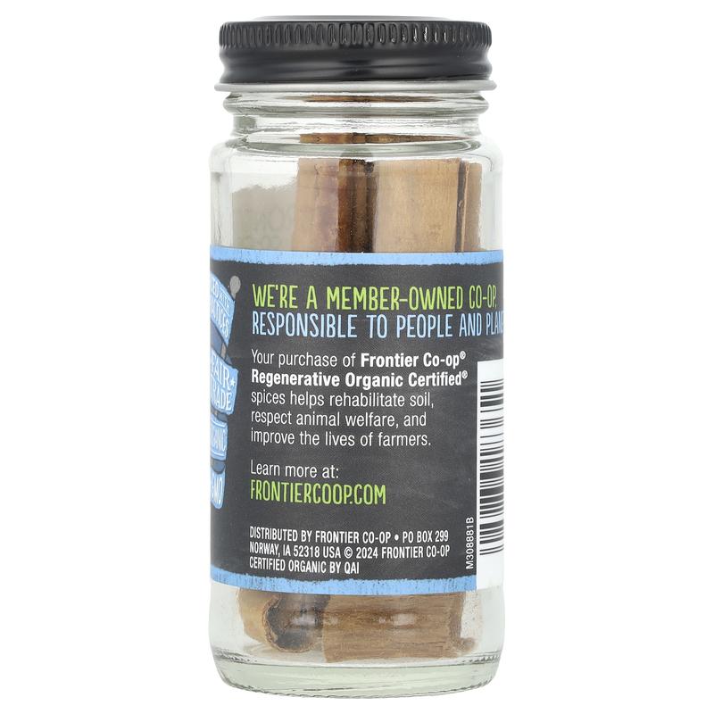 Frontier Co-op Organic Ceylon Cinnamon Sticks, 0.6 oz (17 g)