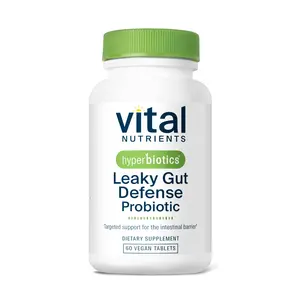 Hyperbiotics Vital Nutrients Leaky Gut Repair Supplement Probiotic | Science Backed Formula Strengthens Intestinal Barrier and Gut Health* | Reduces Digestive Discomfort
