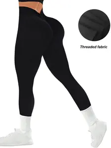 V-Waist Butt Lifting Yoga Leggings Woman Sexy Tight Gym Sports Pants Woman Spring Summer New High Waist Stretch Workout Leggings