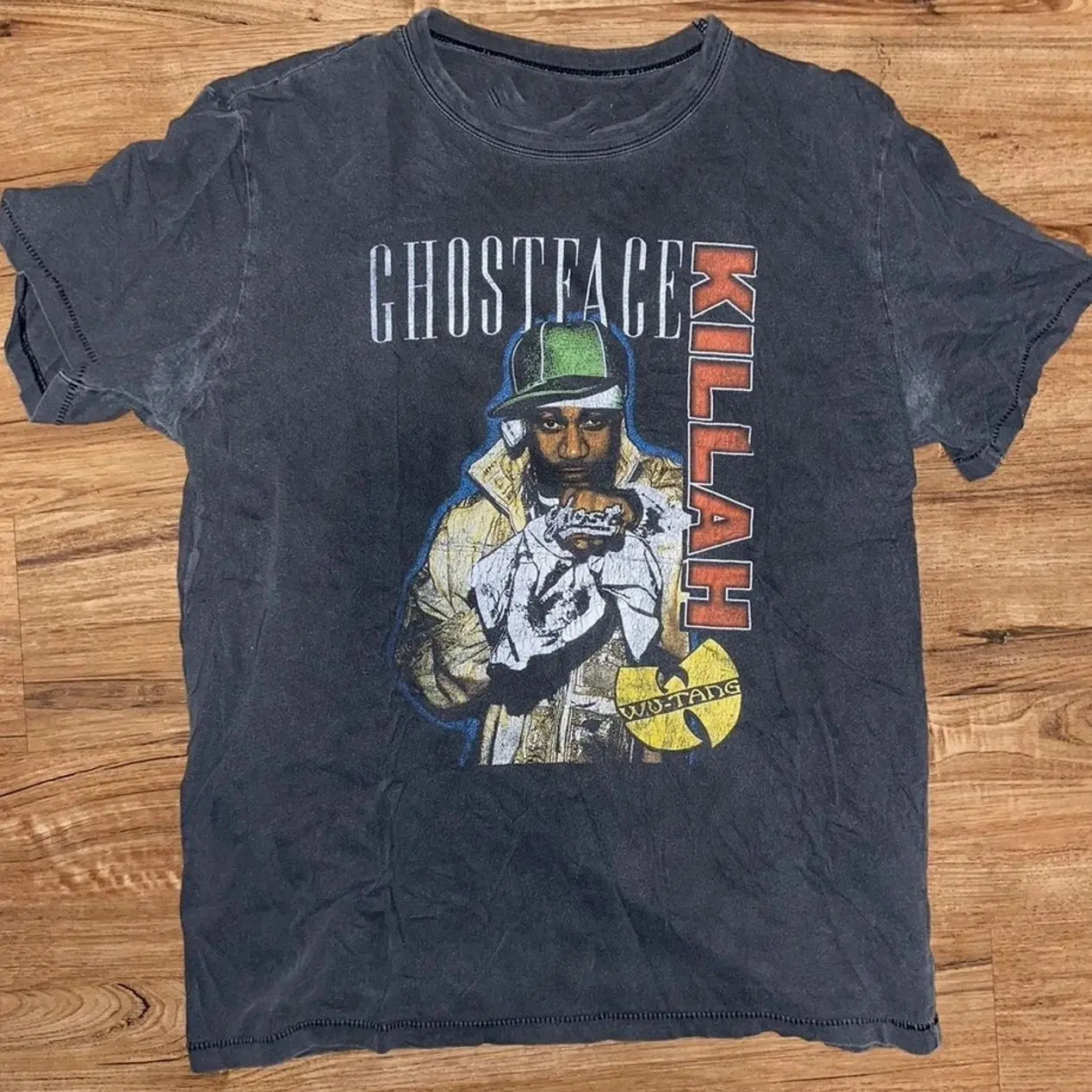 Vintage Ghostface Killah Gift For Fan Black T- Shirt All Size S-5XL BT137 I