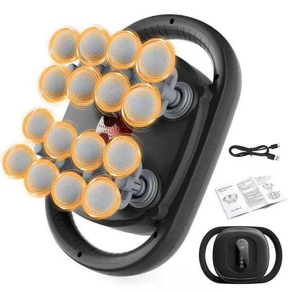 Usb Rechargeable Massagers – 16 Head Fascia MassageTool for Muscle Relaxation, High Efficiency Portable Rechargeable Design, Perfect Gift for Friends & Family
