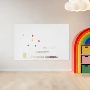 2026 Viral Roll-up Magnetic Whiteboard - 31.5*47.24in PVC+Rubber Soft Iron Multi-functional Home/Office/School - Roll-up Storage Magnetic Design for Teaching/Meeting/Presentation