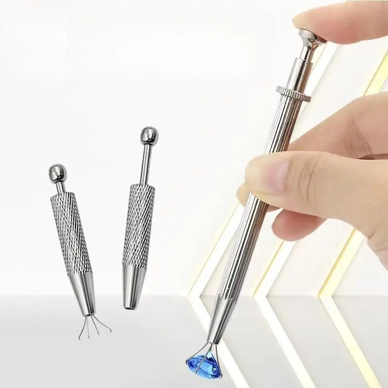 Precision 4 Claw Jewelry Tweezers Set, Ideal for Beads and Small Parts, Ergonomic Metal Aluminum Craft Tools, Jewelry Making Supplies
