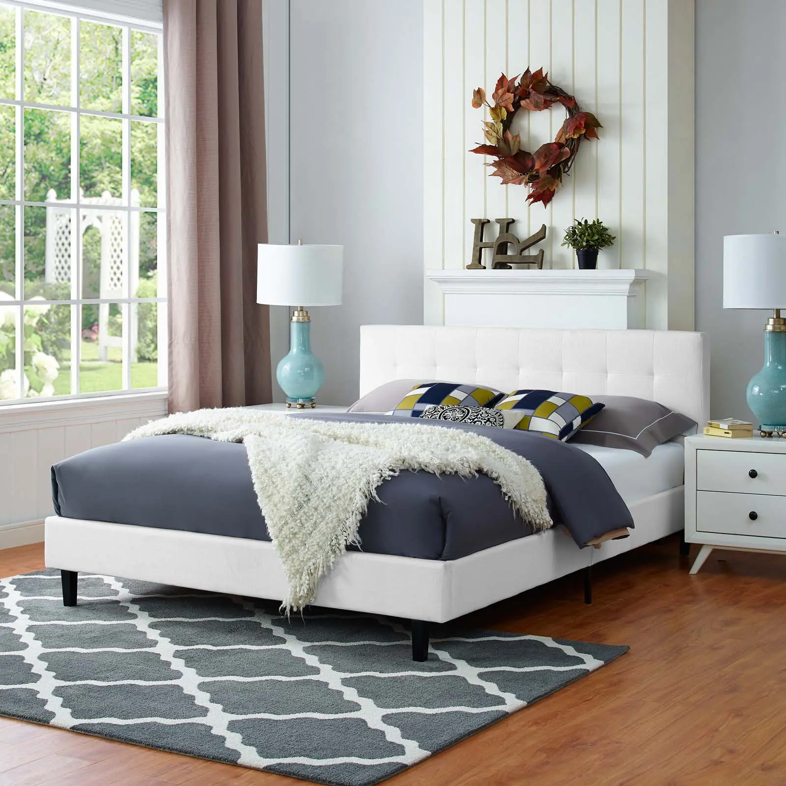Modway Linnea Full Bed in White