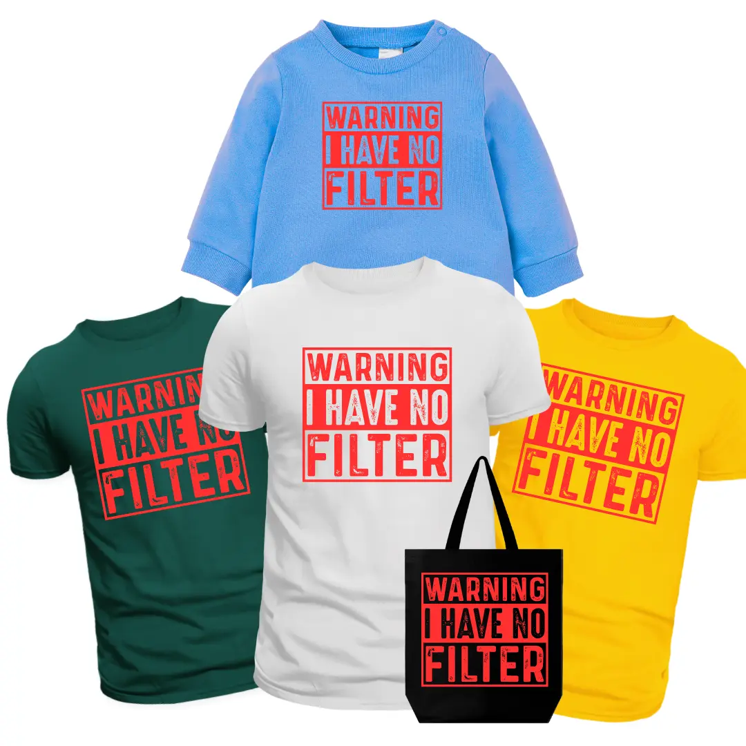 Warning I have No FilterScreen Print Transfer Warning I have No FilterScreen Print Transfer
