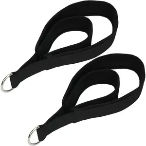 Pilates Straps Soft Padded 1 Pair Double Loop Straps D-Ring for Reformer  Gym Workout Accessories Fitness Yoga Exercise