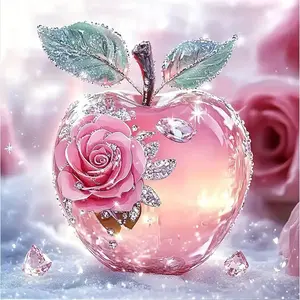 New Arrival DIY 5D Diamond Painting Kit, Crafts, Apple Theme Full Drill Mosaic Art, Home Wall Decor Gift, Large Size, Model Xinghao T078