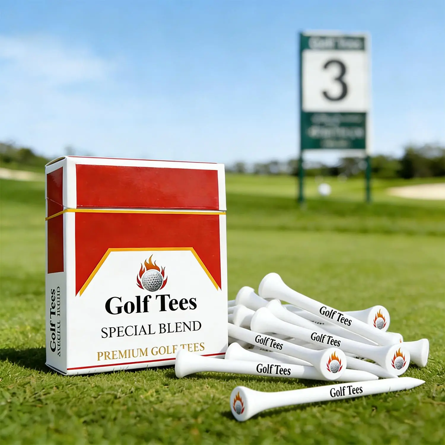 Golf Tees - Durable  Golf Tees Designed to Enhance Golf Shot Distance & Precision - Robotically Tested to Reduce Ball Spin - USGA Approved Golf Equipment
